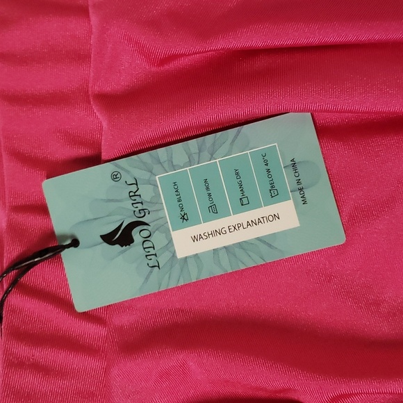 *Womens Pleated Mini Skirt Pink Sz XXL* ** - Picture 8 of 9